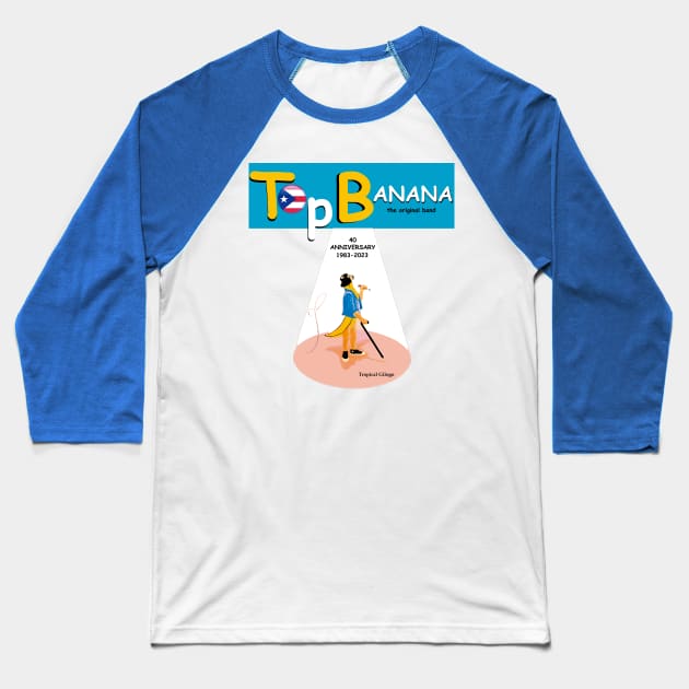 Tropical Gilogo Baseball T-Shirt by verybadflow